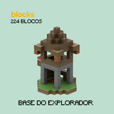 Base do Explorador Minecraft® - (224 Blocos)