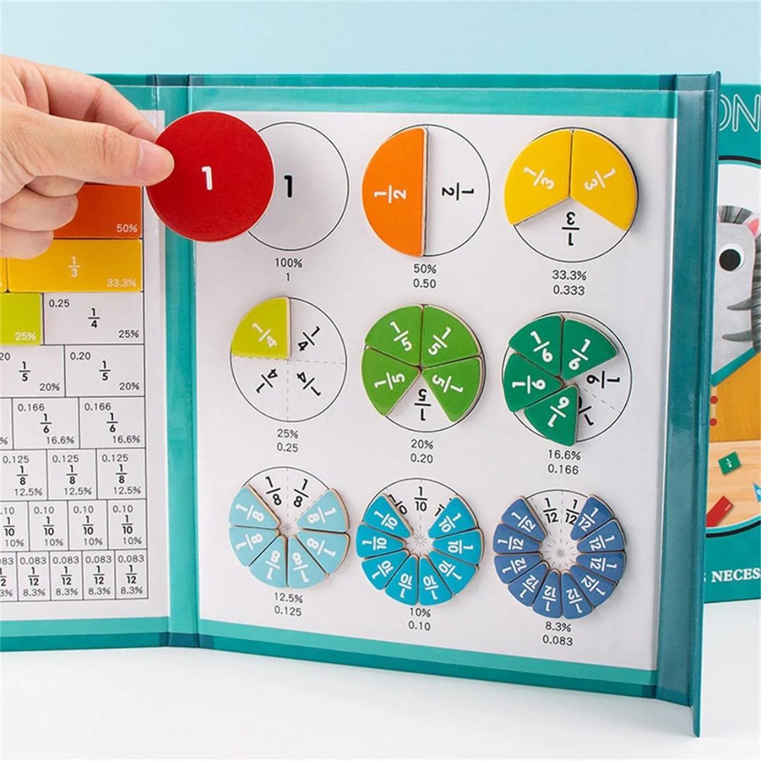 Brinquedo Montessori de Matemática com Ímãs