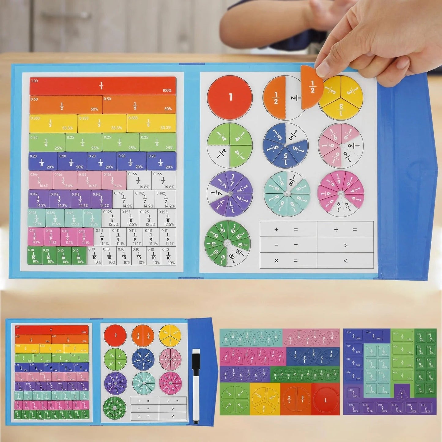Brinquedo Montessori de Matemática com Ímãs