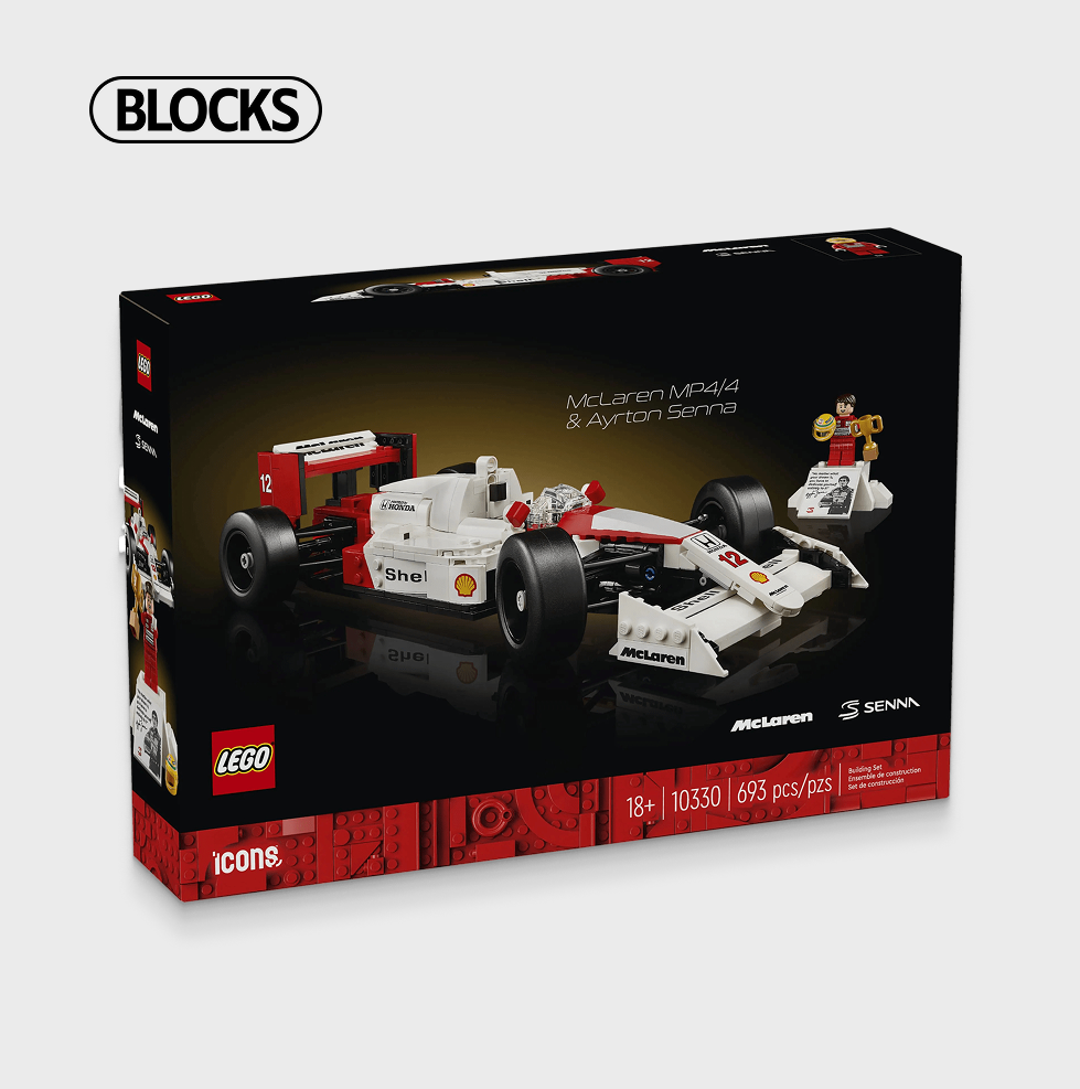 McLaren Ayrton Senna (819 Peças) - Ganhe Box de Acrílico Exclusivo