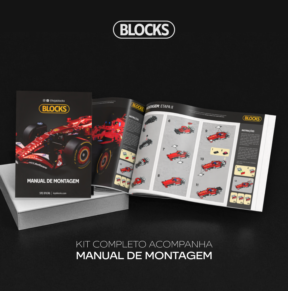 Alfa Romeo (1770 Peças) - Ganhe Box de Acrílico Exclusivo