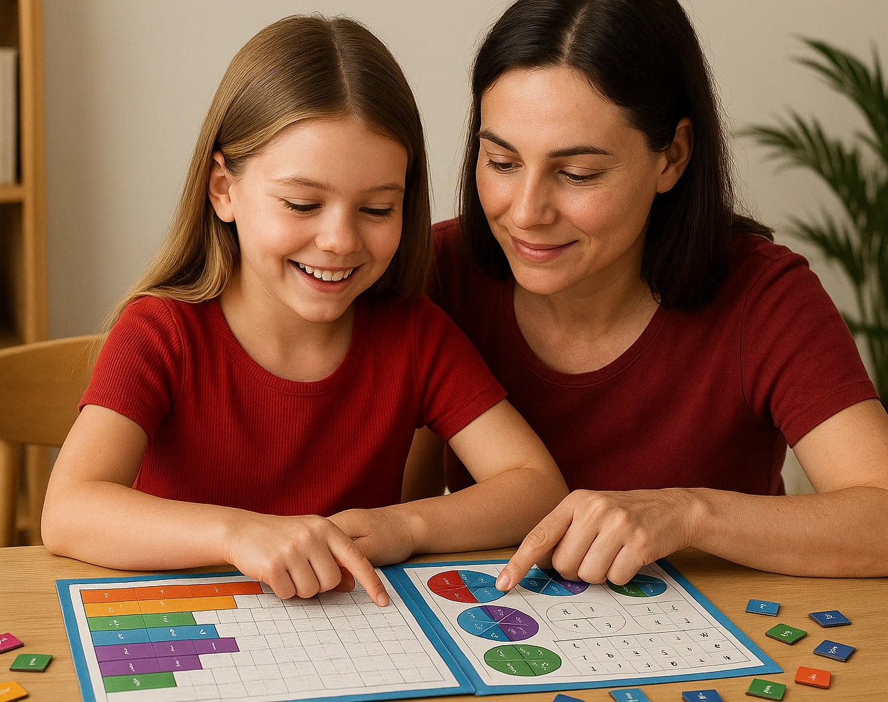 Brinquedo Montessori de Matemática com Ímãs