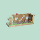 Blocos de Construção Magnética Minecraft - 80 Blocos + (3 Bonecos Exclusivos)