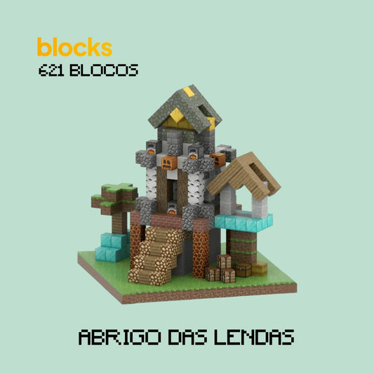 Abrigo das Lendas Minecraft® - (621 Blocos)
