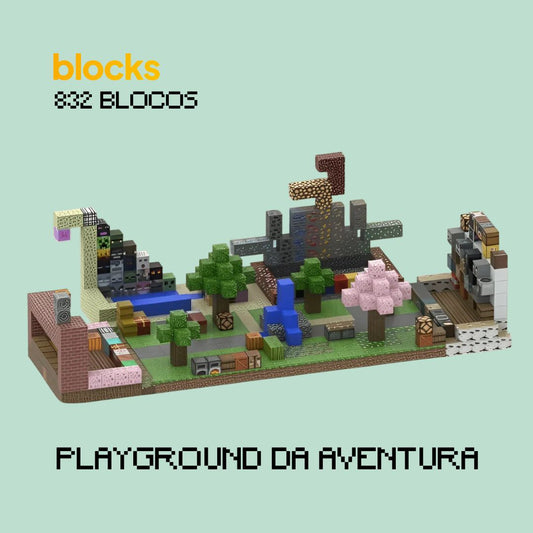 Playground da Aventura Minecraft® - (832 Blocos)