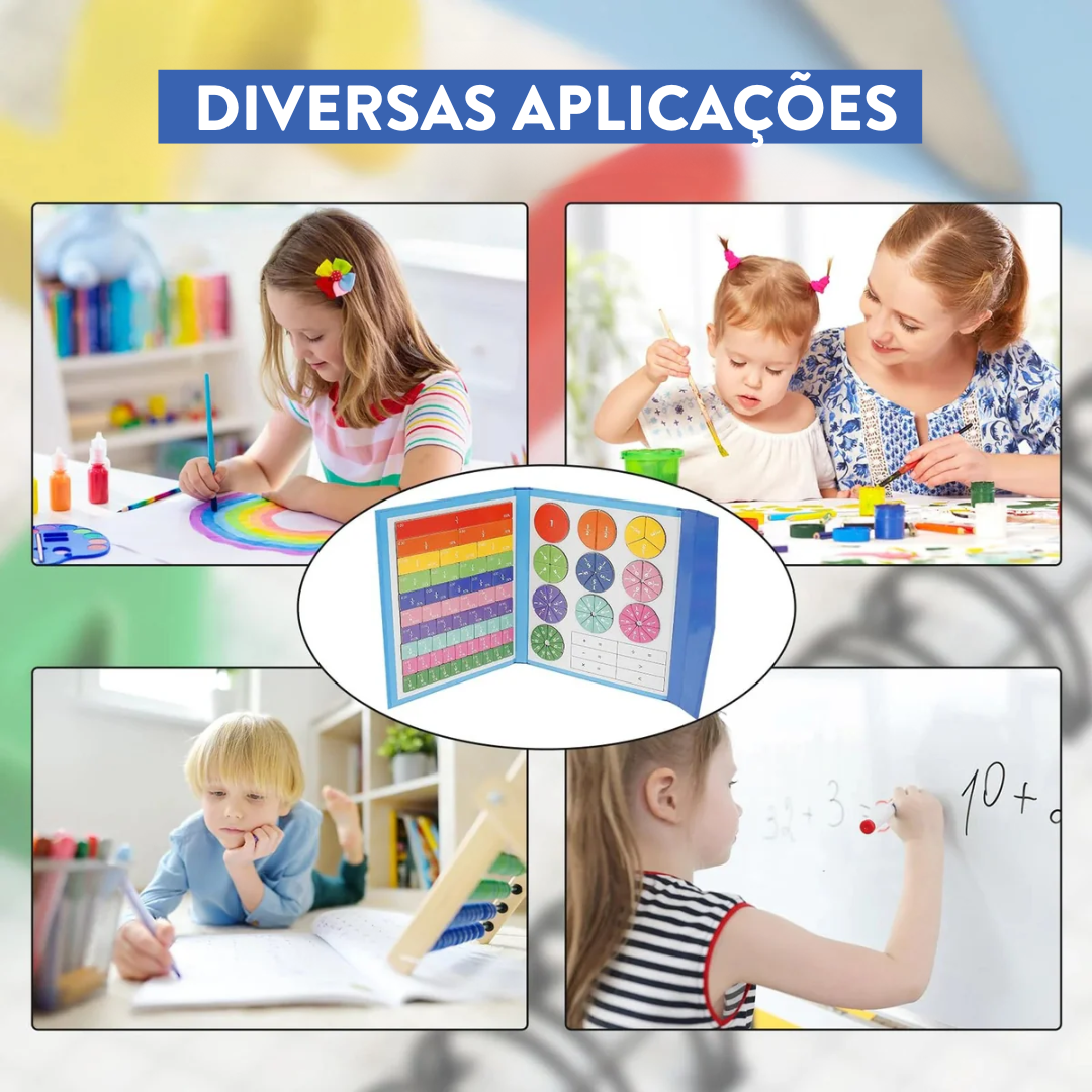 Brinquedo Montessori de Matemática com Ímãs