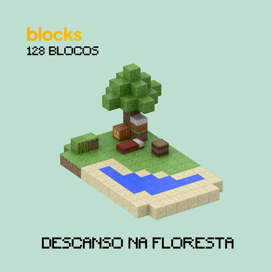 Descanso na Floresta Minecraft® (128 Blocos)