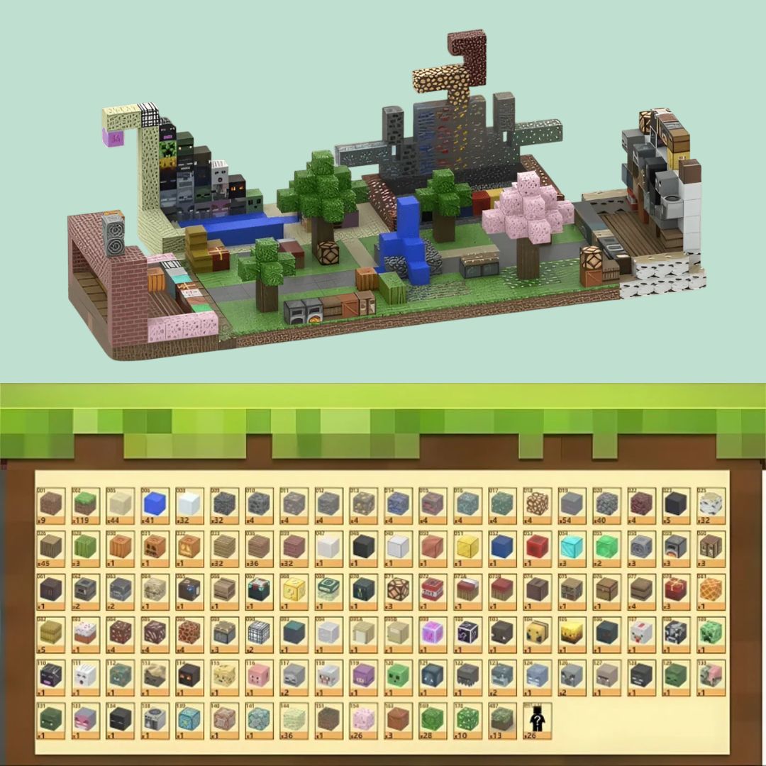 Playground da Aventura Minecraft® - (832 Blocos)