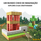 Blocos de Construção Magnética - 48/64/75 peças [+5 Bonecos GRÁTIS]