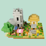 Blocos de Construção Magnética - 48/64/75 peças [+5 Bonecos GRÁTIS]