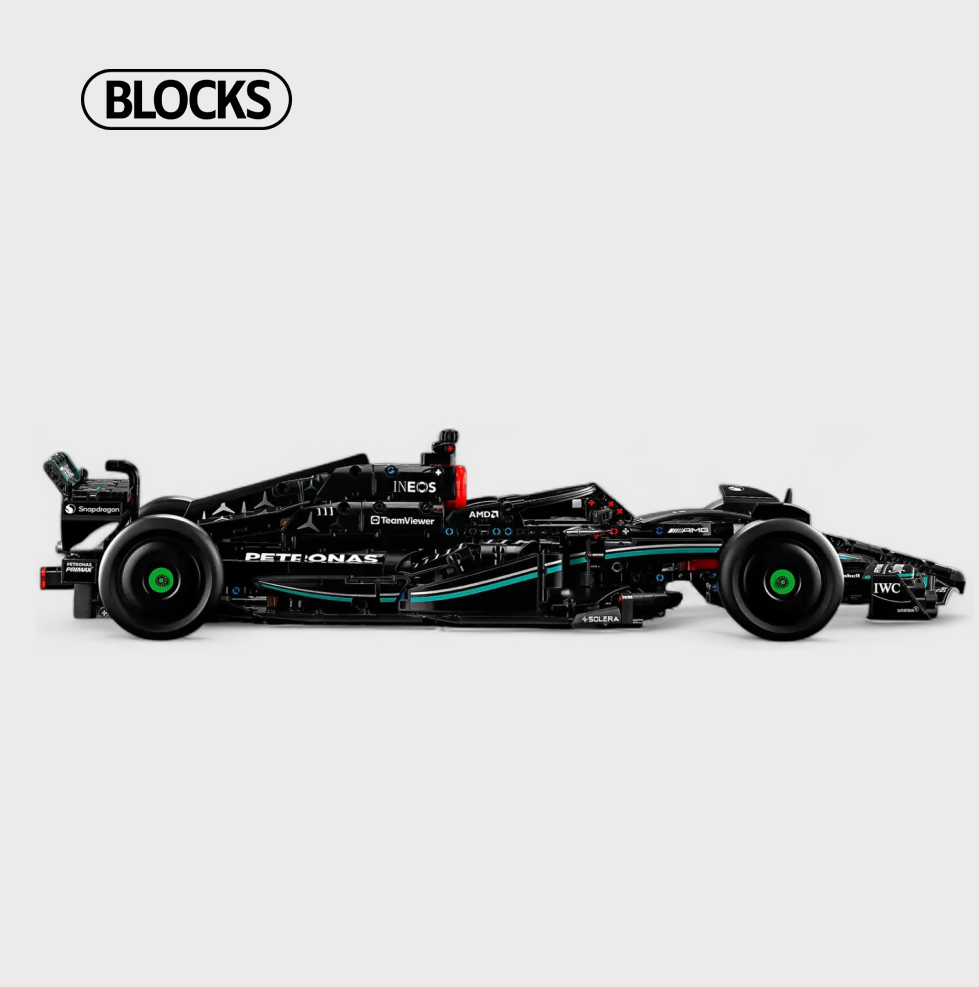 Mercedes W14 AMG (1642 Peças) - - Ganhe Box de Acrílico Exclusivo