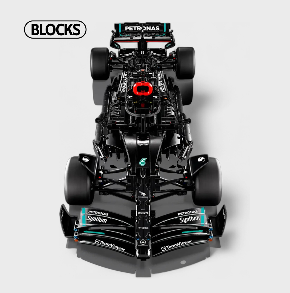 Mercedes W14 AMG (1642 Peças) - - Ganhe Box de Acrílico Exclusivo