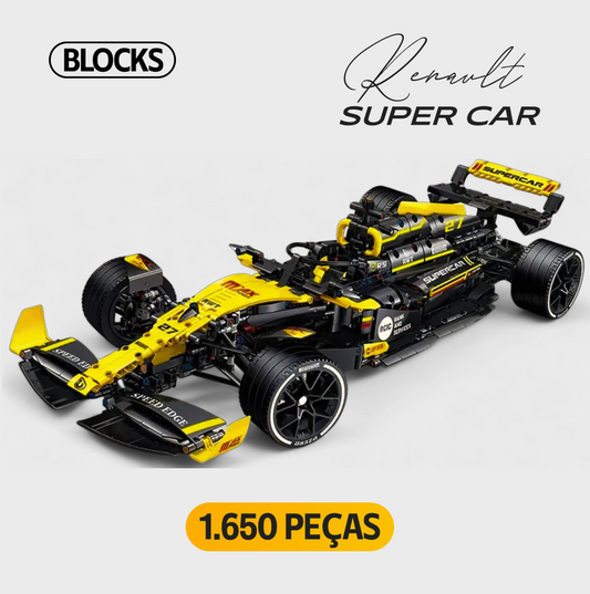 Renault Super Car (1650 Peças) - Ganhe Box de Acrílico Exclusivo
