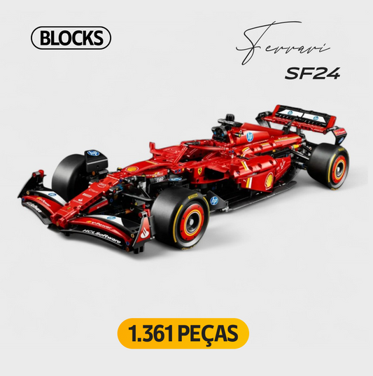 Ferrari SF24 (1361 Peças) - Ganhe Box de Acrílico Exclusivo