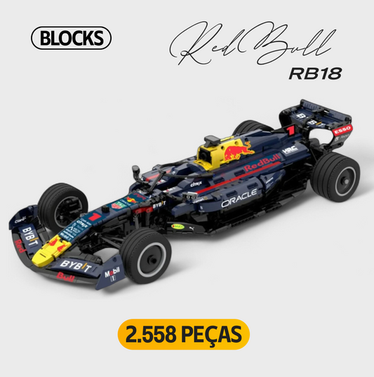 Red Bull RD18 (2558 Peças) - Ganhe Box de Acrílico Exclusivo