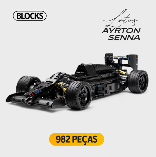 Lotus nº 5 Ayrton Senna (982 Peças) - Ganhe Box de Acrílico Exclusivo