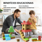 Blocos de Construção Magnética - 48/64/75 peças [+5 Bonecos GRÁTIS]